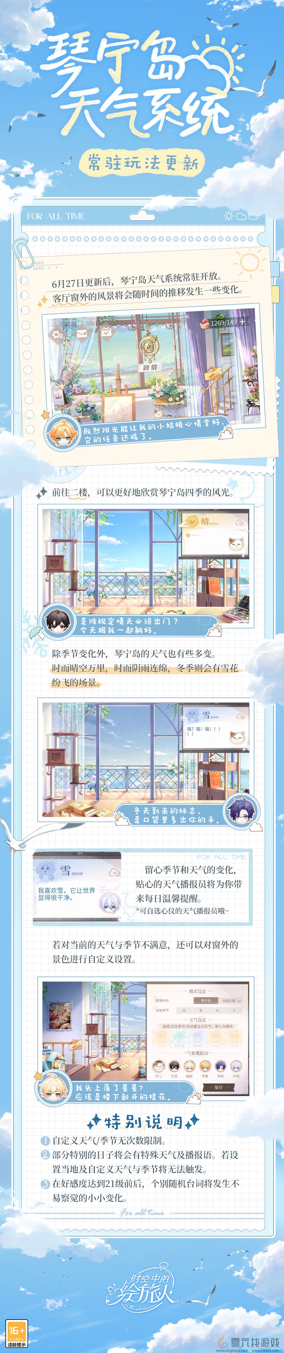 《时空中的绘旅人》琴宁岛天气系统玩法介绍(图2) 《时空中的绘旅人》琴宁岛天气系统玩法介绍(图2)