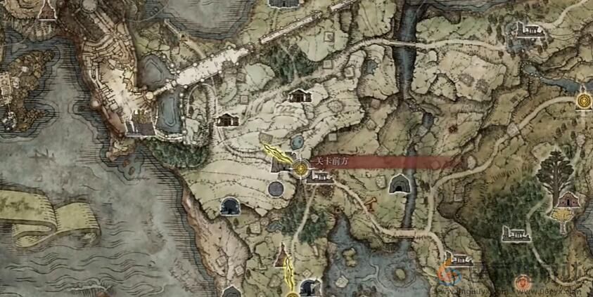 艾尔登法环快速到达DLC鲜血王朝入口路线(图16) 艾尔登法环快速到达DLC鲜血王朝入口路线(图16)