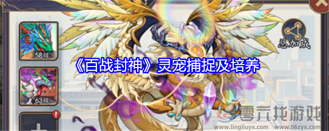 《百战封神》灵宠捕捉及培养(图1)