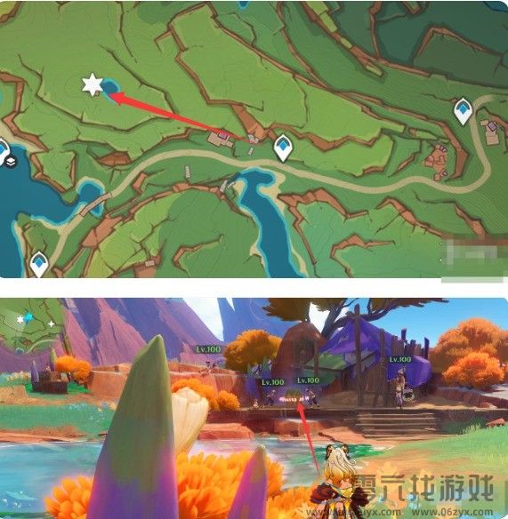 原神5.5版本安饶之野的奇馈宝箱位置大全(图1)