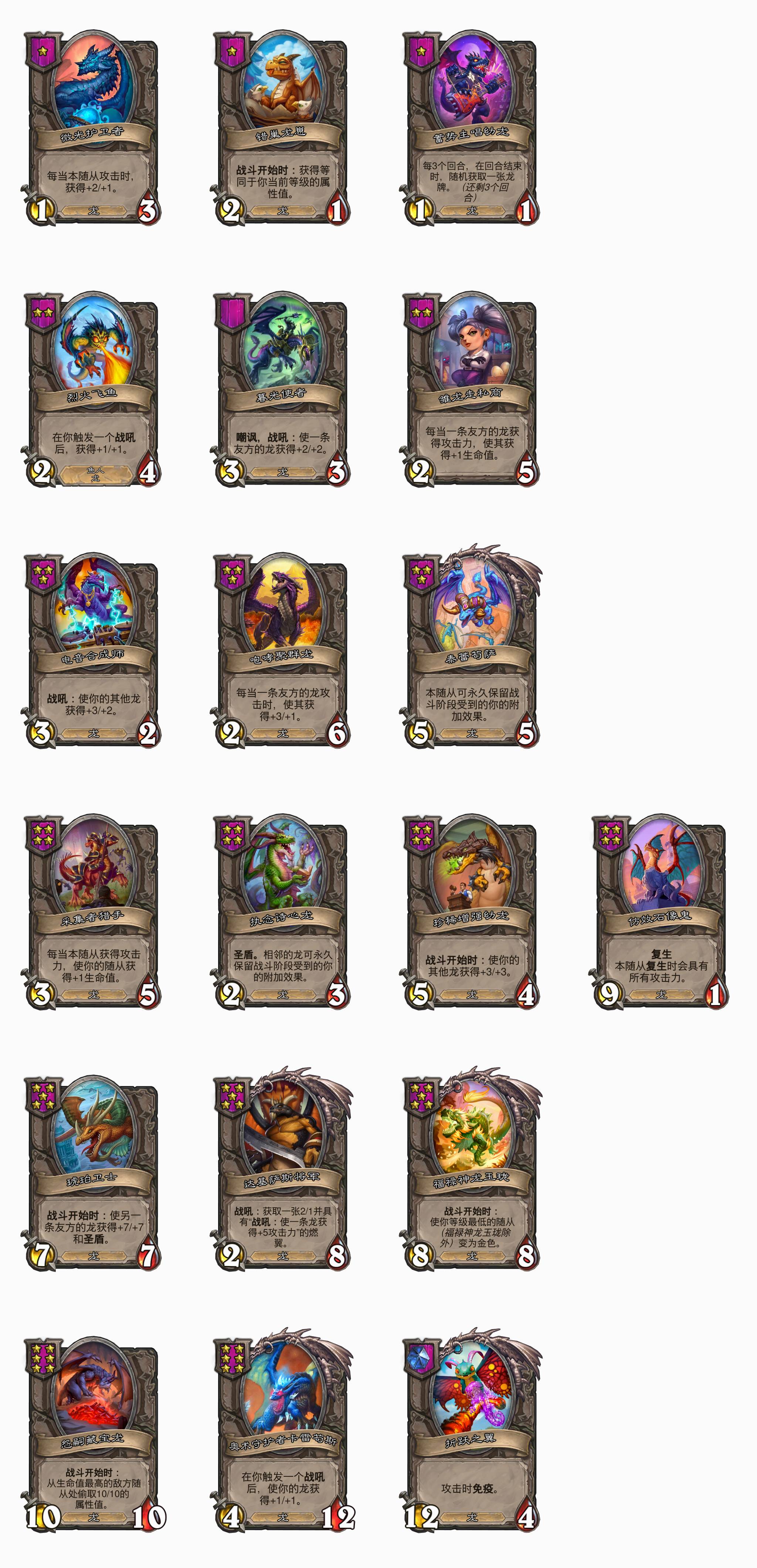 酒馆战棋龙体系2024(图4) 酒馆战棋龙体系2024(图4)